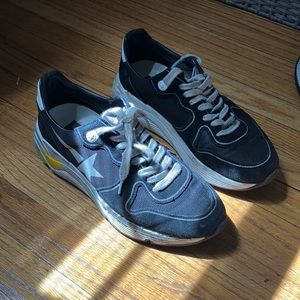 Golden Goose Black Running Sole Sneakers